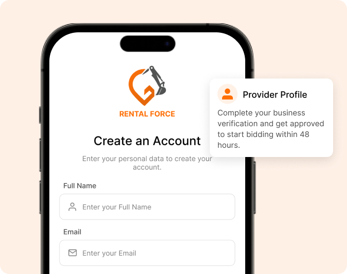 Sign Up & Verified – app screen
