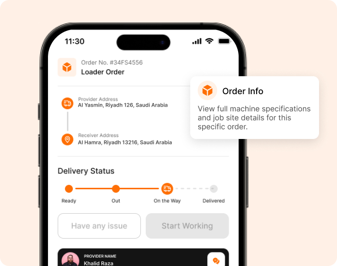 Full fill & Get Paid – app screen